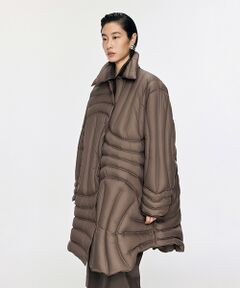 JNBY / ジェーエヌビーワイ ダウンジャケット・ベスト | Twisted Quilted Mid-length Down Jacket