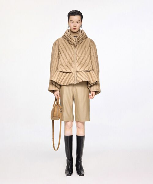 JNBY / ジェーエヌビーワイ ダウンジャケット・ベスト | Layered Flare Quilted Down Jacket | 詳細5