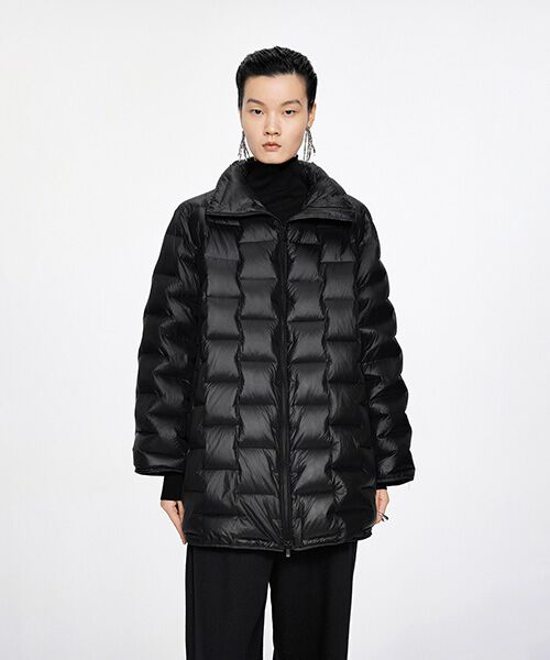 JNBY / ジェーエヌビーワイ ダウンジャケット・ベスト | Drawstring-waist Quilted Down Jacket | 詳細1