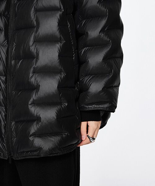 JNBY / ジェーエヌビーワイ ダウンジャケット・ベスト | Drawstring-waist Quilted Down Jacket | 詳細3