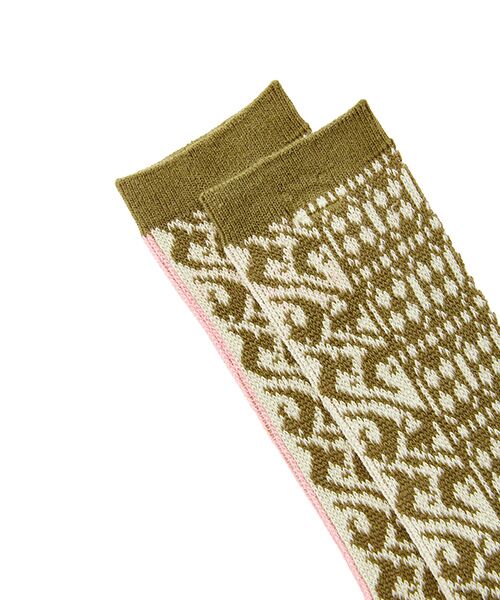 JNBY / ジェーエヌビーワイ ソックス | Geometric Jacquard Socks | 詳細3