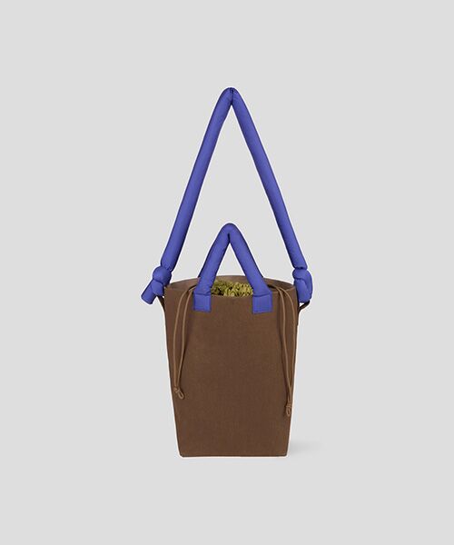 JNBY / ジェーエヌビーワイ トートバッグ | HOME Reversible Toast Canvas Bag（BROWN）