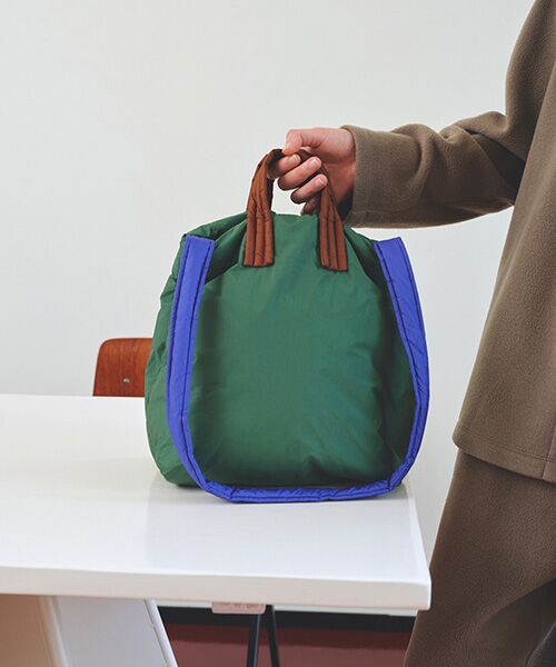 JNBY / ジェーエヌビーワイ ショルダーバッグ | HOME Puffy Lightweight Shoulder Bag（GREEN）