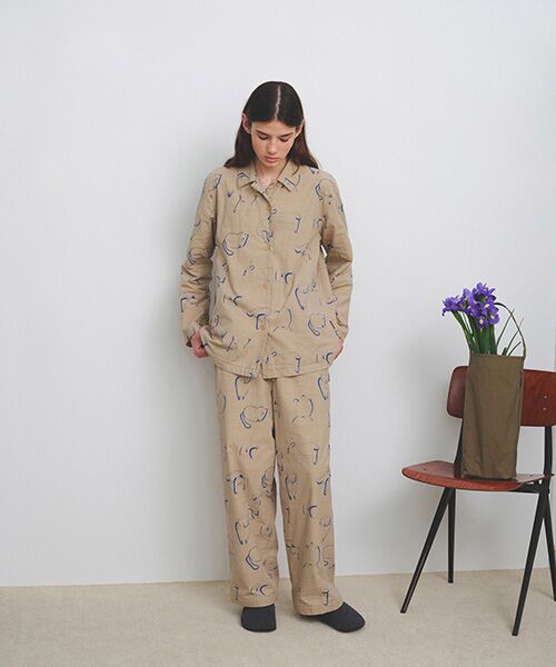 JNBY / ジェーエヌビーワイ ルームウェア | HOME Animal Check Fleece Pants | 詳細1