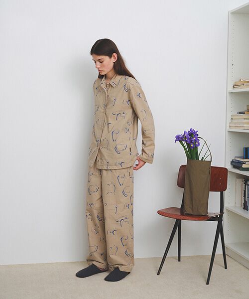 JNBY / ジェーエヌビーワイ ルームウェア | HOME Animal Check Fleece Pants | 詳細2