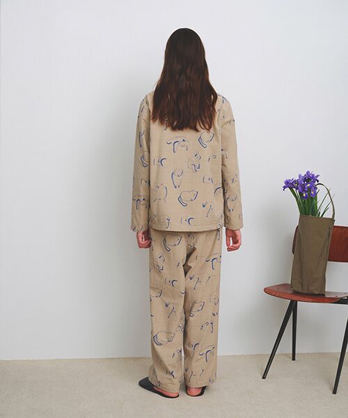 JNBY / ジェーエヌビーワイ ルームウェア | HOME Animal Check Fleece Pants | 詳細7