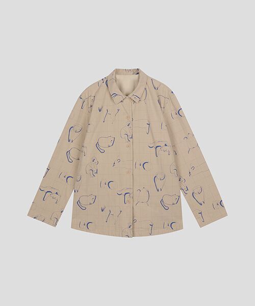 JNBY / ジェーエヌビーワイ ルームウェア | HOME Animal Check Fleece Pants | 詳細10