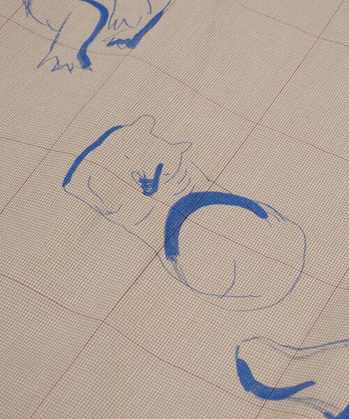 JNBY / ジェーエヌビーワイ ルームウェア | HOME Animal Check Fleece Pants | 詳細13