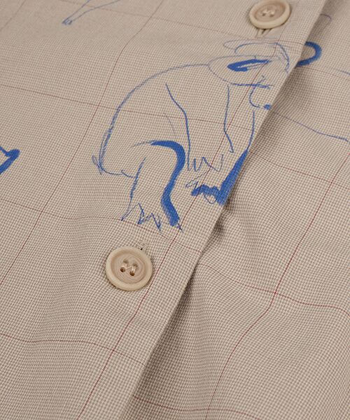 JNBY / ジェーエヌビーワイ ルームウェア | HOME Animal Check Fleece Pants | 詳細16