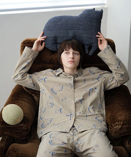 JNBY / ジェーエヌビーワイ ルームウェア | HOME Animal Check Fleece Pants | 詳細19