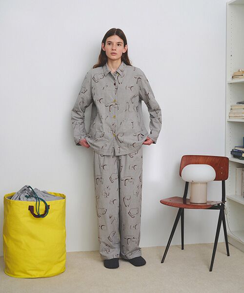 JNBY / ジェーエヌビーワイ ルームウェア | HOME Animal Check Fleece Pants | 詳細21