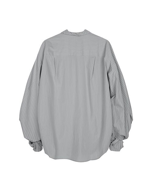 JNBY / ジェーエヌビーワイ シャツ・ブラウス | Sculpted Sleeve Stripe Shirt | 詳細15