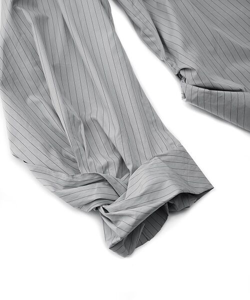 JNBY / ジェーエヌビーワイ シャツ・ブラウス | Sculpted Sleeve Stripe Shirt | 詳細16