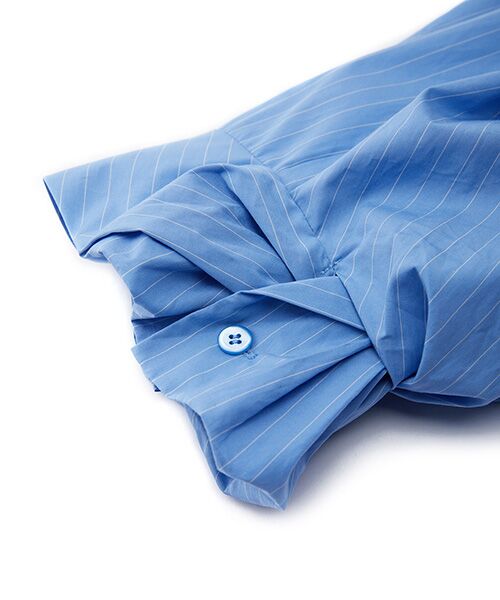 JNBY / ジェーエヌビーワイ シャツ・ブラウス | Sculpted Sleeve Stripe Shirt | 詳細27