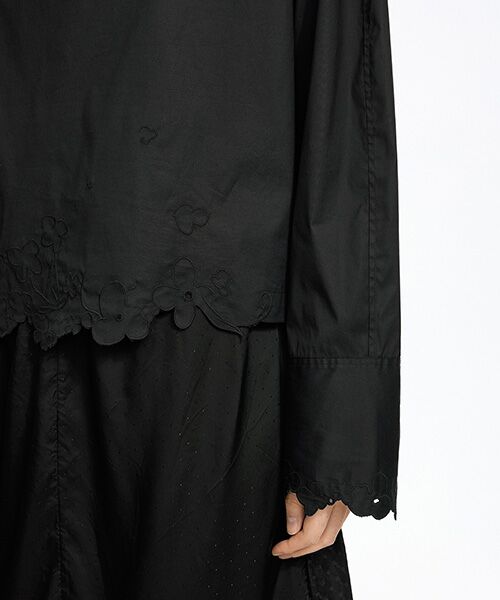 JNBY / ジェーエヌビーワイ シャツ・ブラウス |  Floral Cut Lace Blouse | 詳細11