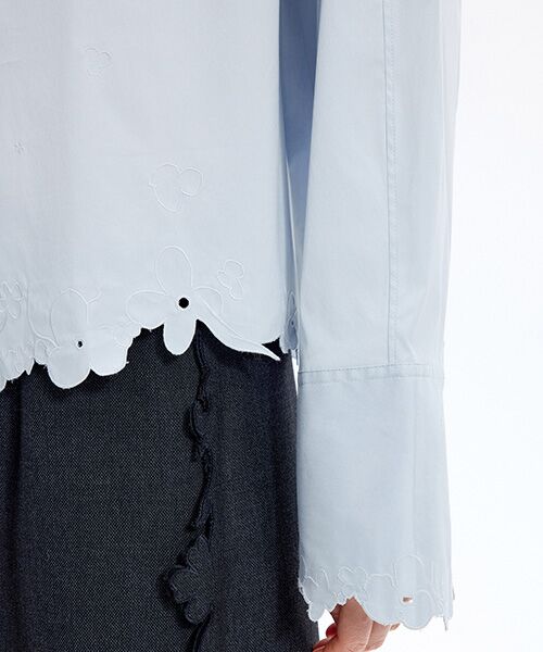 JNBY / ジェーエヌビーワイ シャツ・ブラウス |  Floral Cut Lace Blouse | 詳細19