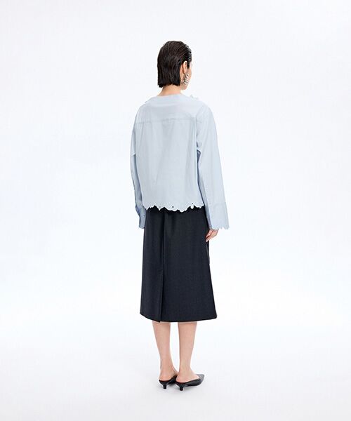 JNBY / ジェーエヌビーワイ シャツ・ブラウス |  Floral Cut Lace Blouse | 詳細22