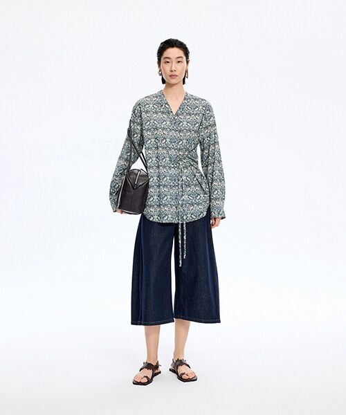 JNBY / ジェーエヌビーワイ シャツ・ブラウス | Liberty Bird Print Shirt | 詳細4