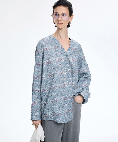 JNBY / ジェーエヌビーワイ シャツ・ブラウス | Liberty Bird Print Shirt | 詳細21