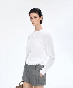 JNBY / ジェーエヌビーワイ カーディガン・ボレロ | Lace Trim Cardigan