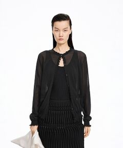 JNBY / ジェーエヌビーワイ カーディガン・ボレロ | Lace Trim Cardigan