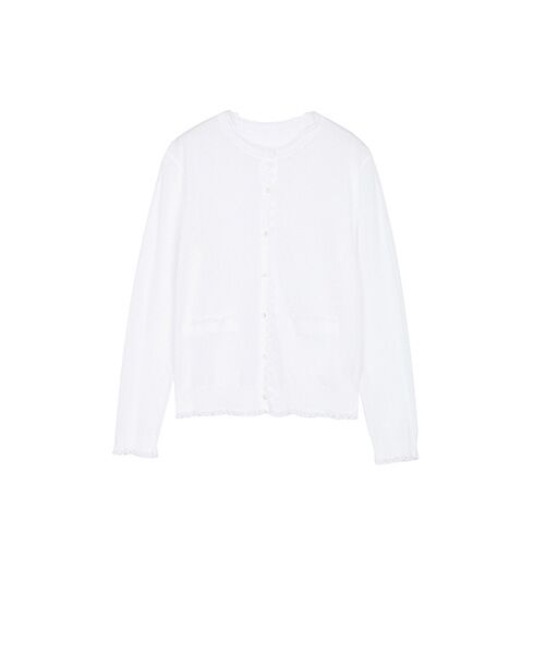 JNBY / ジェーエヌビーワイ カーディガン・ボレロ | Lace Trim Cardigan | 詳細6