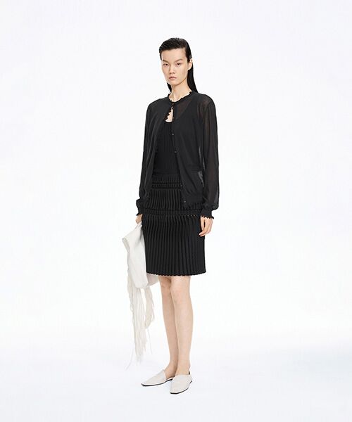 JNBY / ジェーエヌビーワイ カーディガン・ボレロ | Lace Trim Cardigan | 詳細12