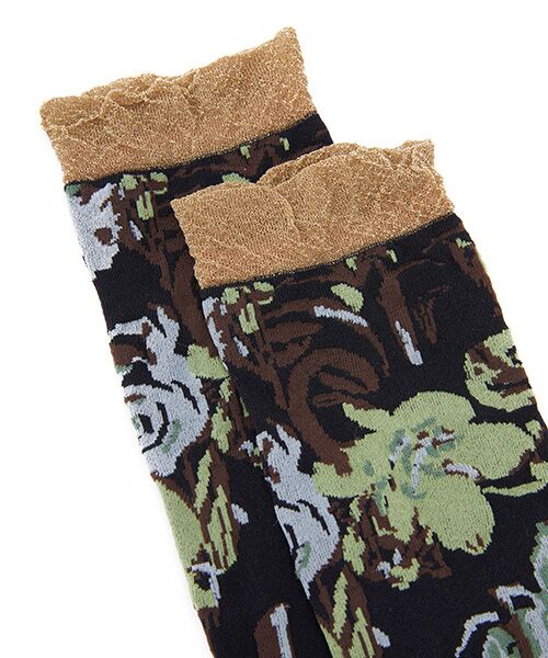 JNBY / ジェーエヌビーワイ ソックス | Art Floral Socks | 詳細2