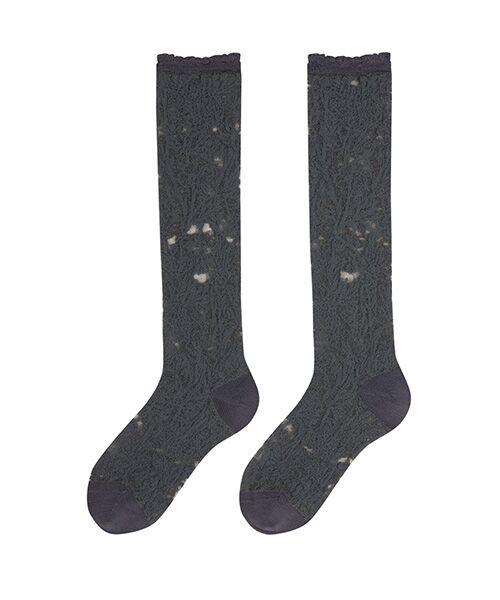 JNBY / ジェーエヌビーワイ ソックス | Jacquard Lace Socks（GRAY）