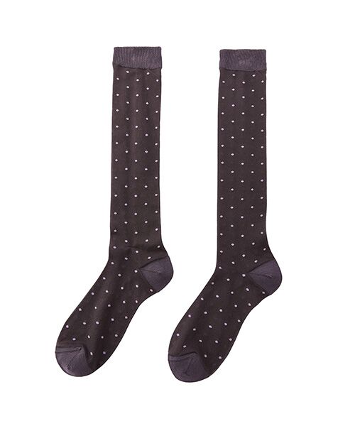 JNBY / ジェーエヌビーワイ ソックス | Polka Dot Socks（PURPLE）