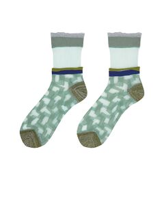 JNBY / ジェーエヌビーワイ ソックス | Sheer Layered Stripe Socks