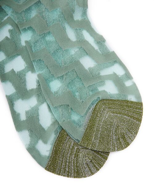 JNBY / ジェーエヌビーワイ ソックス | Sheer Layered Stripe Socks | 詳細14