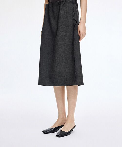 JNBY / ジェーエヌビーワイ ロング・マキシ丈スカート | Elegant Cutwork Skirt | 詳細2