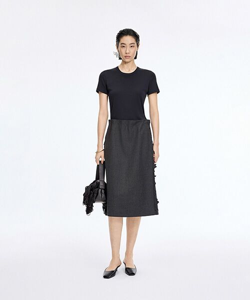 JNBY / ジェーエヌビーワイ ロング・マキシ丈スカート | Elegant Cutwork Skirt | 詳細6