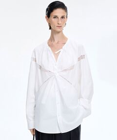 JNBY / ジェーエヌビーワイ シャツ・ブラウス | Lace Patchwork Blouse