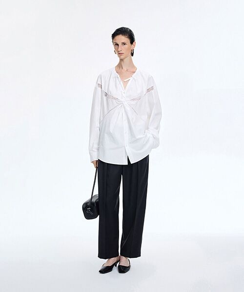 JNBY / ジェーエヌビーワイ シャツ・ブラウス | Lace Patchwork Blouse | 詳細2