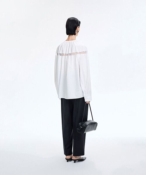 JNBY / ジェーエヌビーワイ シャツ・ブラウス | Lace Patchwork Blouse | 詳細4