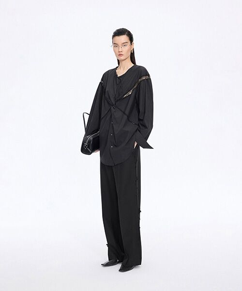 JNBY / ジェーエヌビーワイ シャツ・ブラウス | Lace Patchwork Blouse | 詳細19