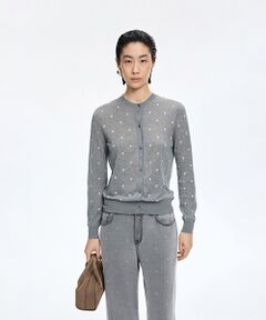 JNBY / ジェーエヌビーワイ カーディガン・ボレロ | Sheer Polka Dot Cardigan