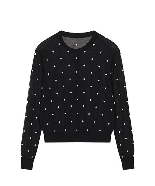 JNBY / ジェーエヌビーワイ カーディガン・ボレロ | Sheer Polka Dot Cardigan | 詳細7