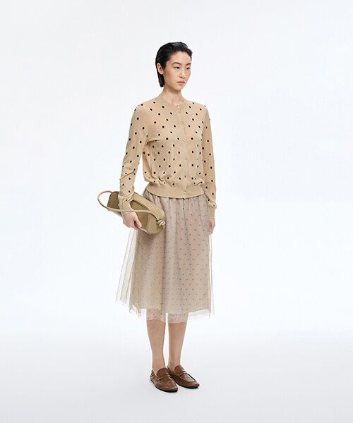 JNBY / ジェーエヌビーワイ カーディガン・ボレロ | Sheer Polka Dot Cardigan | 詳細20
