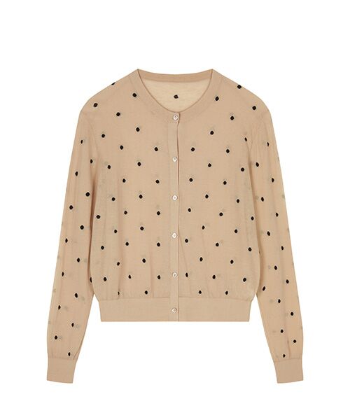 JNBY / ジェーエヌビーワイ カーディガン・ボレロ | Sheer Polka Dot Cardigan | 詳細24