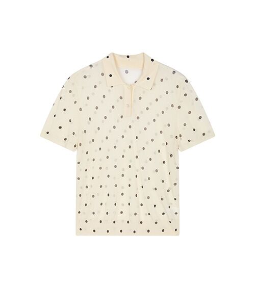 JNBY / ジェーエヌビーワイ その他トップス | Sheer Polka Dot Polo Knit | 詳細7