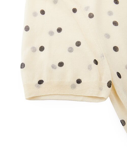 JNBY / ジェーエヌビーワイ その他トップス | Sheer Polka Dot Polo Knit | 詳細10