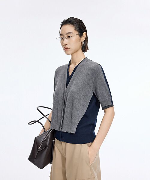 JNBY / ジェーエヌビーワイ カーディガン・ボレロ | Clean Layered Cardigan | 詳細1