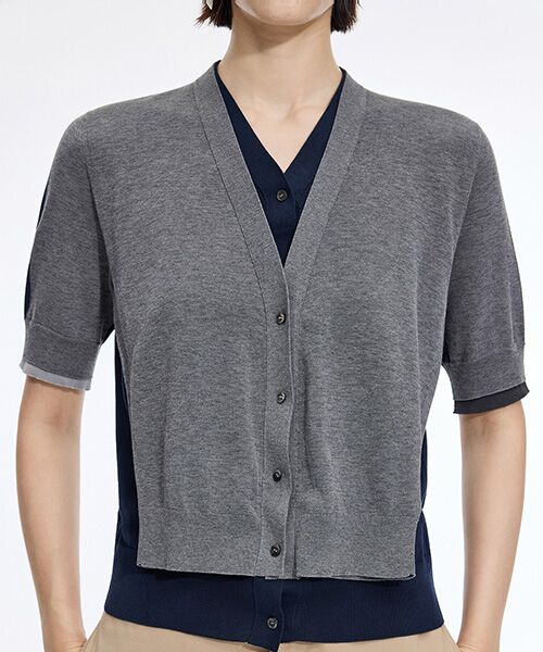 JNBY / ジェーエヌビーワイ カーディガン・ボレロ | Clean Layered Cardigan | 詳細2