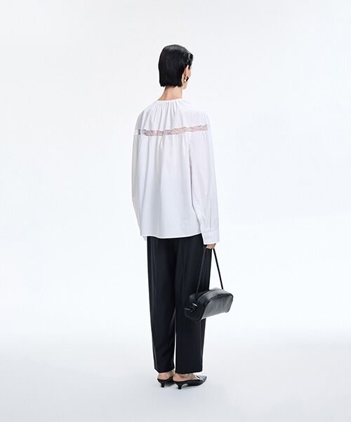 JNBY / ジェーエヌビーワイ スラックス・ドレスパンツ | Tailored Pleated Trousers | 詳細3