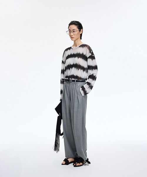 JNBY / ジェーエヌビーワイ スラックス・ドレスパンツ | Tailored Pleated Trousers | 詳細8