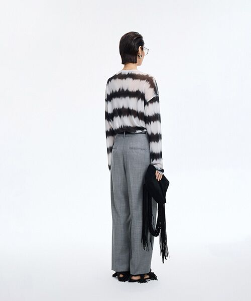 JNBY / ジェーエヌビーワイ スラックス・ドレスパンツ | Tailored Pleated Trousers | 詳細9