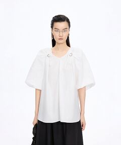JNBY / ジェーエヌビーワイ シャツ・ブラウス | Relaxed V-neck Shirt